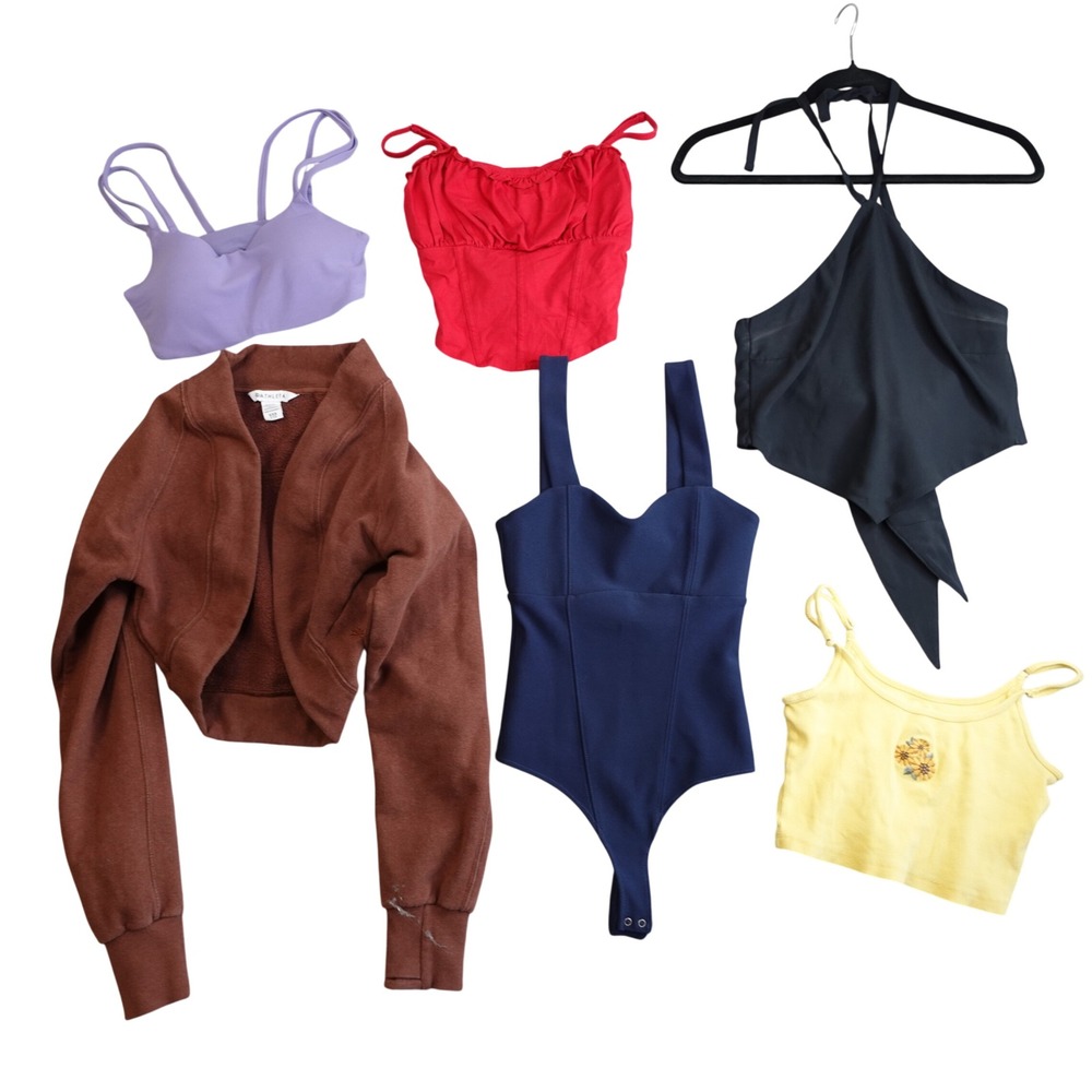 Hollister Abercrombie Athleta Nike Womens XS XXS Mixed Top Bundle Cropped Summer